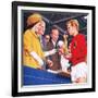 Bobby Moore Collecting the Football World Cup Trophy in 1966-John Keay-Framed Giclee Print