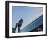 Bobby Moore Statue at Wembley Stadium, Brent, London, England-Jane Sweeney-Framed Photographic Print