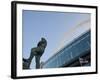 Bobby Moore Statue at Wembley Stadium, Brent, London, England-Jane Sweeney-Framed Photographic Print