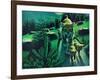 Bobcat and Kittens-Stan Galli-Framed Giclee Print