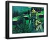 Bobcat and Kittens-Stan Galli-Framed Giclee Print