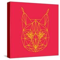 Bobcat Polygon 2-Lisa Kroll-Stretched Canvas