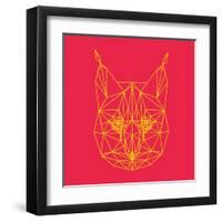 Bobcat Polygon 2-Lisa Kroll-Framed Art Print