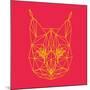 Bobcat Polygon 2-Lisa Kroll-Mounted Art Print