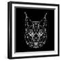 Bobcat Polygon1-Lisa Kroll-Framed Art Print