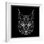 Bobcat Polygon1-Lisa Kroll-Framed Art Print