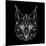 Bobcat Polygon1-Lisa Kroll-Mounted Art Print