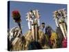 Bobo Masks During Festivities, Sikasso, Mali, Africa-De Mann Jean-Pierre-Stretched Canvas