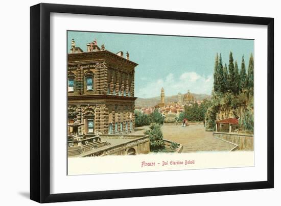 Boboli Gardens, Florence, Italy-null-Framed Art Print