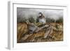 Bobwhite Trio 2-Trevor V. Swanson-Framed Giclee Print