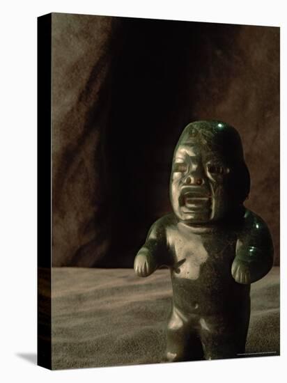Boca Baby, Olmec, Jade, National Museum of Anthropology and History, Mexico City, Mexico-Kenneth Garrett-Stretched Canvas