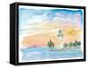 Boca Chita Key Biscayne Lighthouse-M. Bleichner-Framed Stretched Canvas