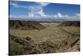 Boca Negra Canyon in the Petroglyph National Monument-null-Stretched Canvas