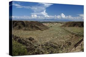 Boca Negra Canyon in the Petroglyph National Monument-null-Stretched Canvas