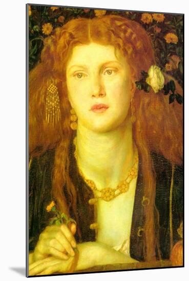 Bocca Baciata; the Kissed Mouth-Dante Gabriel Rossetti-Mounted Art Print