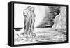 Bocca Degli Abati in the Lake of Ice by William Blake-William Blake-Framed Stretched Canvas