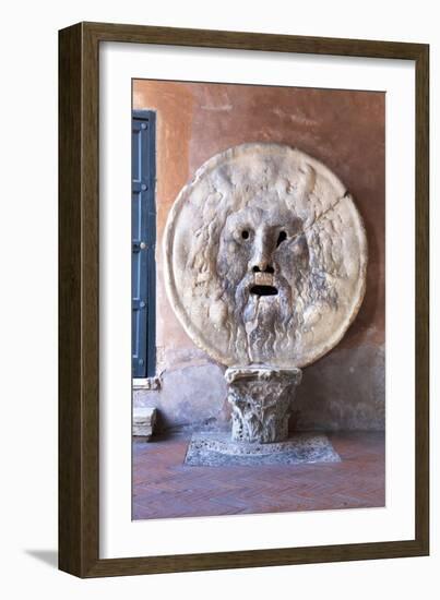 Bocca Della Verita, Santa Maria in Cosmedin, Rome, Lazio, Italy, Europe-Peter-Framed Photographic Print