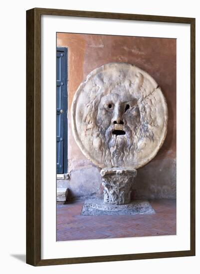 Bocca Della Verita, Santa Maria in Cosmedin, Rome, Lazio, Italy, Europe-Peter-Framed Photographic Print