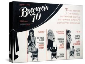 "Boccaccio '70", Mario Monicelli, Vittorio De Sica, Luchino Visconti, Directed by Federico Fellini-null-Stretched Canvas