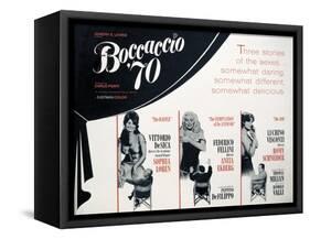 "Boccaccio '70", Mario Monicelli, Vittorio De Sica, Luchino Visconti, Directed by Federico Fellini-null-Framed Stretched Canvas