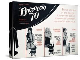 "Boccaccio '70", Mario Monicelli, Vittorio De Sica, Luchino Visconti, Directed by Federico Fellini-null-Stretched Canvas