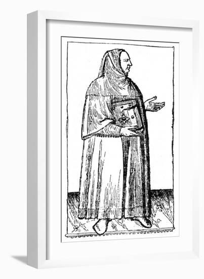 Boccaccio (Drawing)-null-Framed Art Print