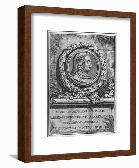 Boccaccio (Medallion)-null-Framed Art Print