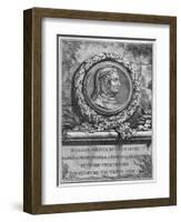 Boccaccio (Medallion)-null-Framed Art Print