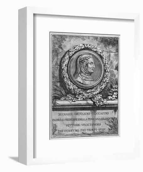 Boccaccio (Medallion)-null-Framed Art Print