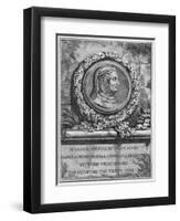 Boccaccio (Medallion)-null-Framed Art Print