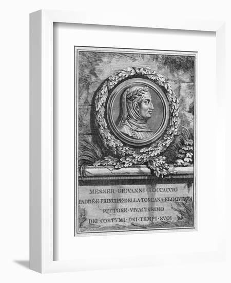 Boccaccio (Medallion)-null-Framed Art Print