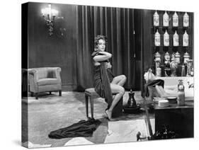 BOCCACIO 70 / BOCCACE 70 SKETCH : IL LAVORE, 1962 directed by LUC Romy Schneider (b/w photo)-null-Stretched Canvas