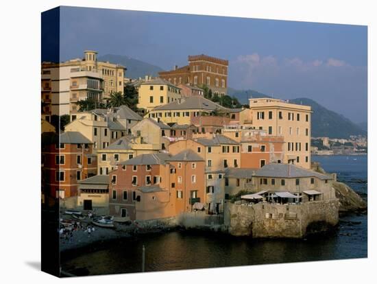 Boccadasse Quarter, Genes, Genova (Genoa), Liguria, Italy-Bruno Morandi-Stretched Canvas