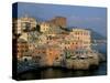 Boccadasse Quarter, Genes, Genova (Genoa), Liguria, Italy-Bruno Morandi-Stretched Canvas