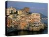 Boccadasse Quarter, Genes, Genova (Genoa), Liguria, Italy-Bruno Morandi-Stretched Canvas