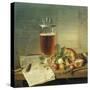 Bock Beer-Still Life, 1839-Johann Wilhelm Preyer-Stretched Canvas