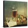 Bock Beer-Still Life, 1839-Johann Wilhelm Preyer-Stretched Canvas