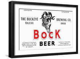 Bock Beer-null-Framed Art Print