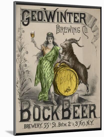 Bockbeer Green-null-Mounted Giclee Print