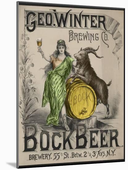 Bockbeer Green-null-Mounted Giclee Print