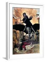 Bocklin: The Plague, 1898-Arnold Bocklin-Framed Giclee Print