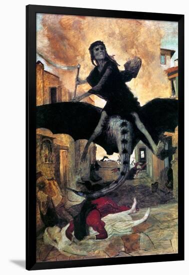 Bocklin: The Plague, 1898-Arnold Bocklin-Framed Giclee Print