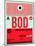 BOD Bordeaux Luggage Tag I-NaxArt-Mounted Art Print