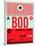 BOD Bordeaux Luggage Tag I-NaxArt-Stretched Canvas