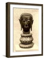 Boddhisatva Head-null-Framed Art Print