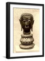 Boddhisatva Head-null-Framed Art Print