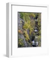 Bode in autumn, Harz National Park, Saxony-Anhalt, Germany-Michael Jaeschke-Framed Photographic Print