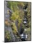 Bode in autumn, Harz National Park, Saxony-Anhalt, Germany-Michael Jaeschke-Mounted Photographic Print