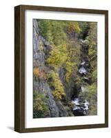 Bode in autumn, Harz National Park, Saxony-Anhalt, Germany-Michael Jaeschke-Framed Photographic Print