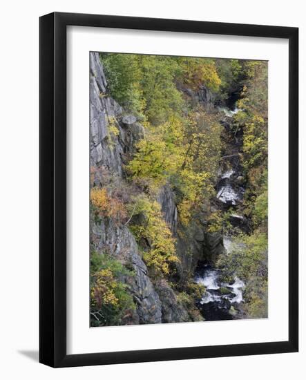 Bode in autumn, Harz National Park, Saxony-Anhalt, Germany-Michael Jaeschke-Framed Photographic Print